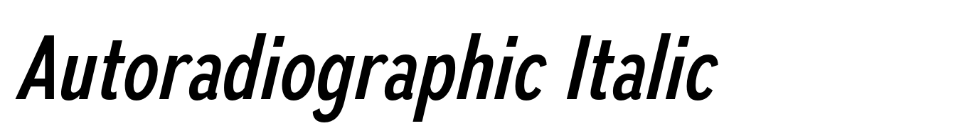 Autoradiographic Italic